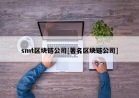 smt区块链公司[著名区块链公司]